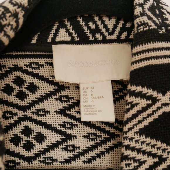 H&M Geometrical Southwest Inspired Jacket - Robe - Picture 4 of 4
